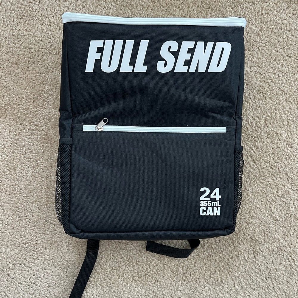 Nelk Boys Full Send Black 24 Pack Cooler Backpack